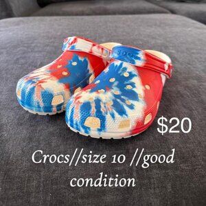 Crocs Women's Multi and Red Clogs